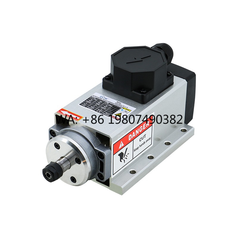 Er20 Collet Chuck Spindle Motor 220V - 고속 1.5KW 2HP 공냉식 CNC 스핀들