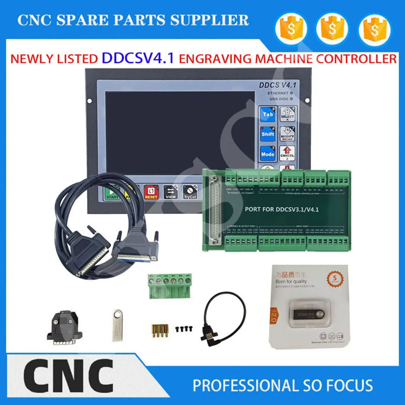 Ddcs V4.1 4 Axis Cnc Offline Controller - 최신 DDCSV3.1 업그레이드 DDCS V4.1 3/4축