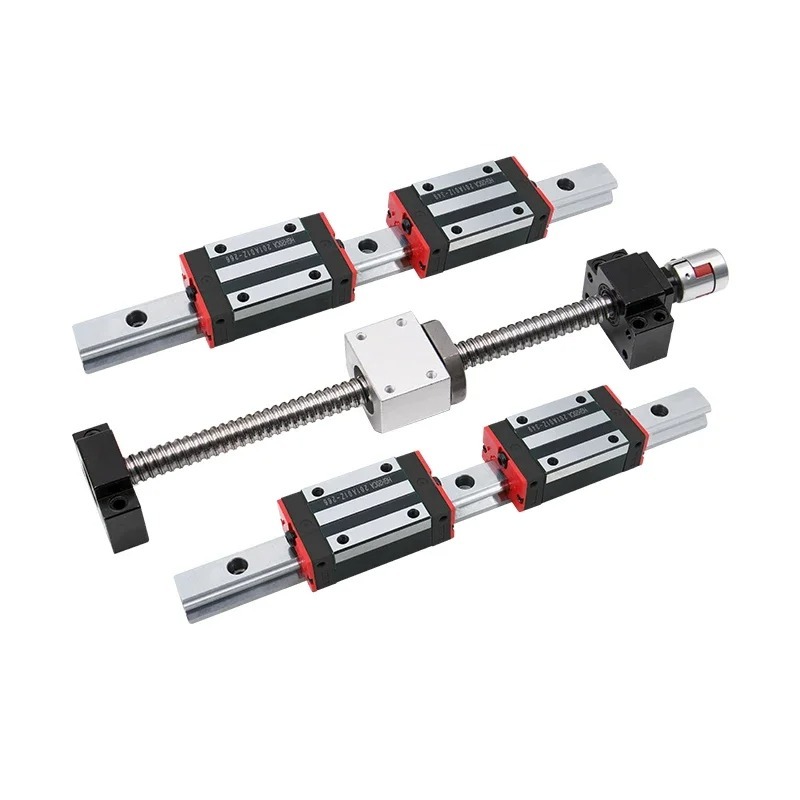 Hgr20 Linear Guide Rail Ballscrew Set - 리니어 레일 리니어 가이드 2개 HGR20-400/700/1000mm+12