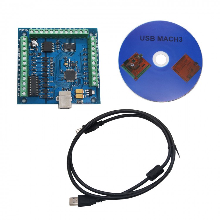 Mach3 Usb Cnc Controller 4 Axis 100Khz - MACH3 4축 USB CNC 컨트롤러 카드,