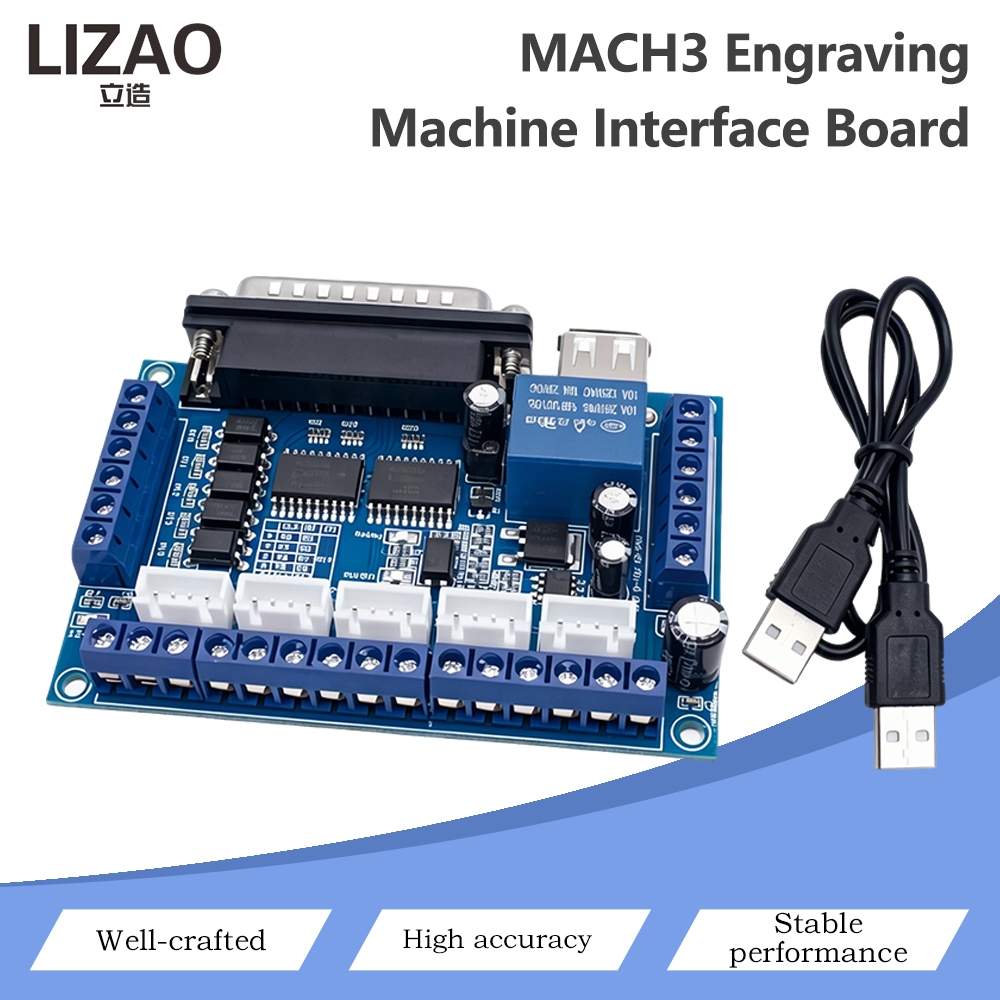 5 Axis Cnc Breakout Board Interface Mach3 - MACH3 CNC 브레이크아웃 보드 5축 병렬