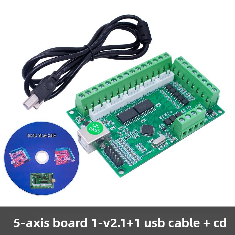 1Pcs 모터 드라이버 보드 CNC USB MACH3  - 5 Axis Cnc Breakout Board Interface Mach3 리뷰 및 가격