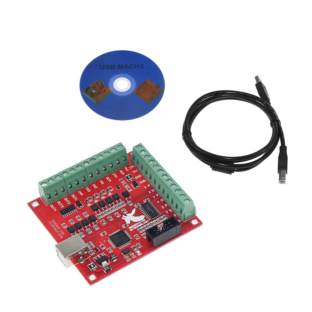 CNC USB Mach3 100Khz 브레이크 아웃 보 - Mach3 Usb Cnc Controller 4 Axis 100Khz 리뷰 및 가격
