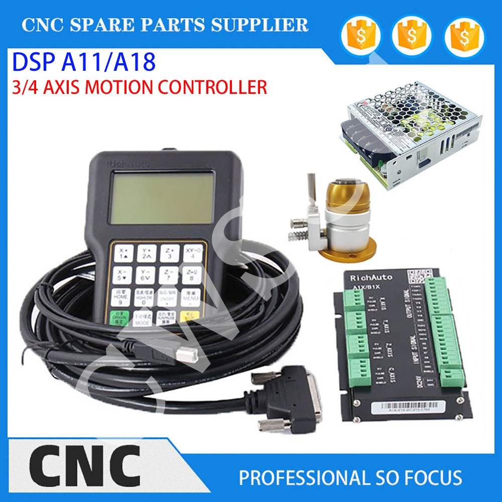 3축 4축 CNC 공작 기계 모션 컨트롤러 DSP A1 - Richauto A11 Dsp Controller 3 Axis 리뷰 및 가격
