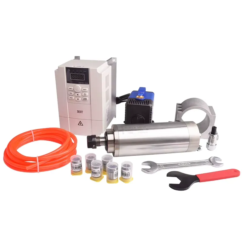Gdz80 2.2kw 수냉식 스핀들 세트 2.2kw V - 2.2Kw Water Cooled Spindle Kit Vfd 리뷰 및 가격