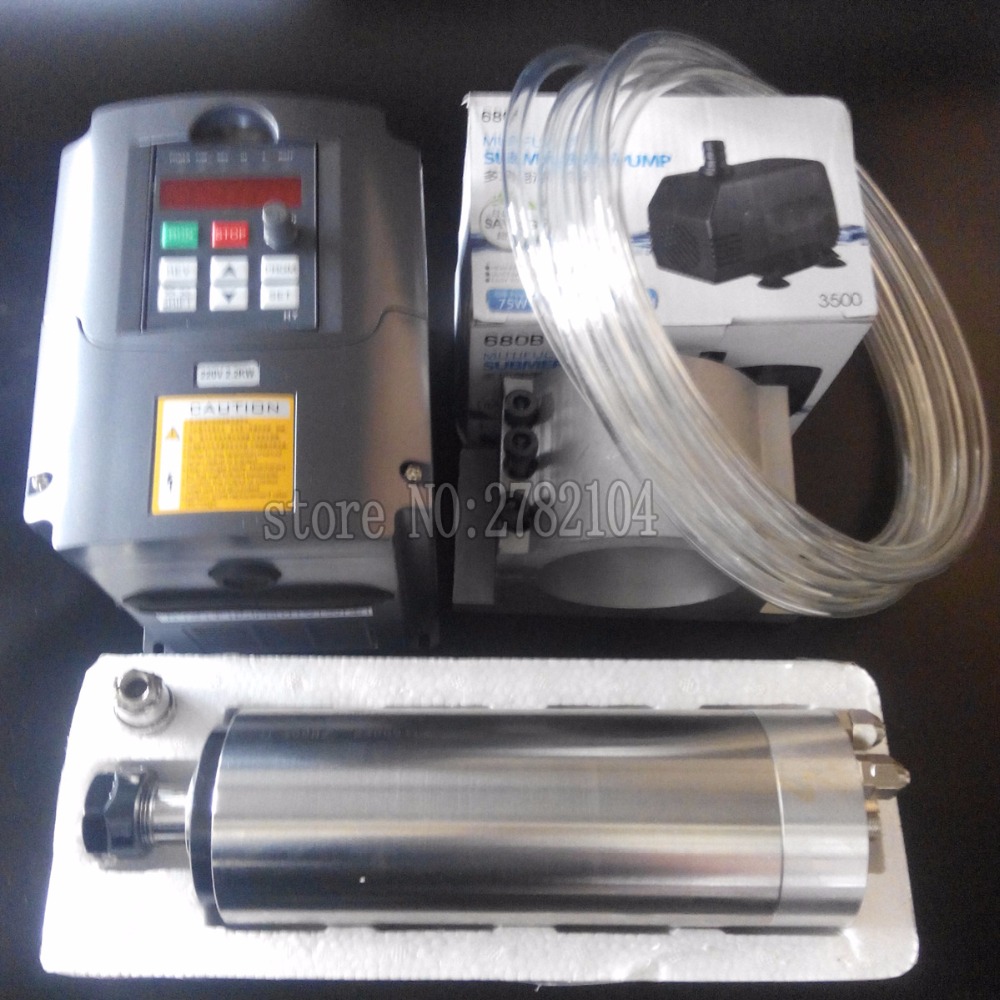 CNC 라우터용 수냉식 스핀들 키트, CNC 밀링 스핀 - 2.2Kw Water Cooled Spindle Kit Vfd 리뷰 및 가격