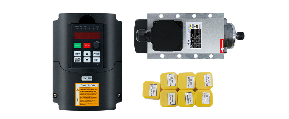 HLTNC 1.5kw 플래시 에어 쿨드 스핀들 모터 C - Air Cooled 1.5Kw Spindle Motor Inverter 110V 리뷰 및 가격