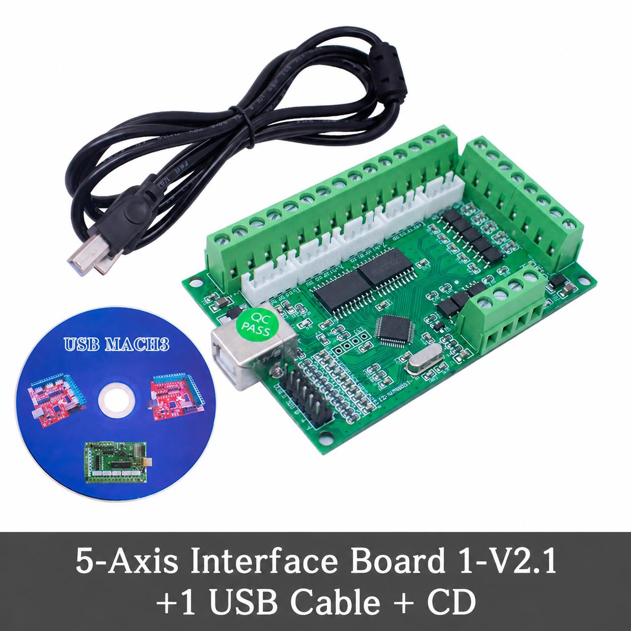 CNC MACH3 5축 드라이버 보드 브레이크아웃 보드 - 5 Axis Cnc Breakout Board Interface Mach3 리뷰 및 가격